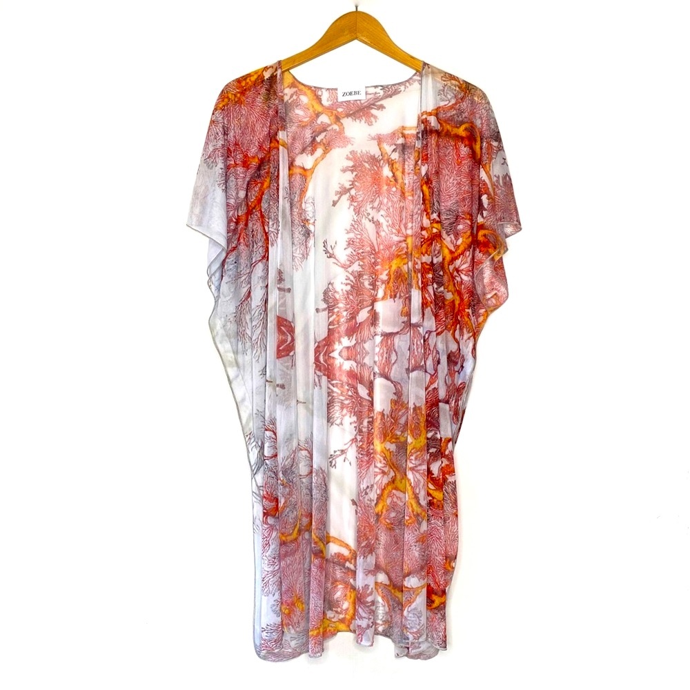 Zoebe Sea Fan Coral beach cover-up